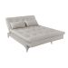 Sofá-Cama Casal 3 Lugares Versátil Gelo