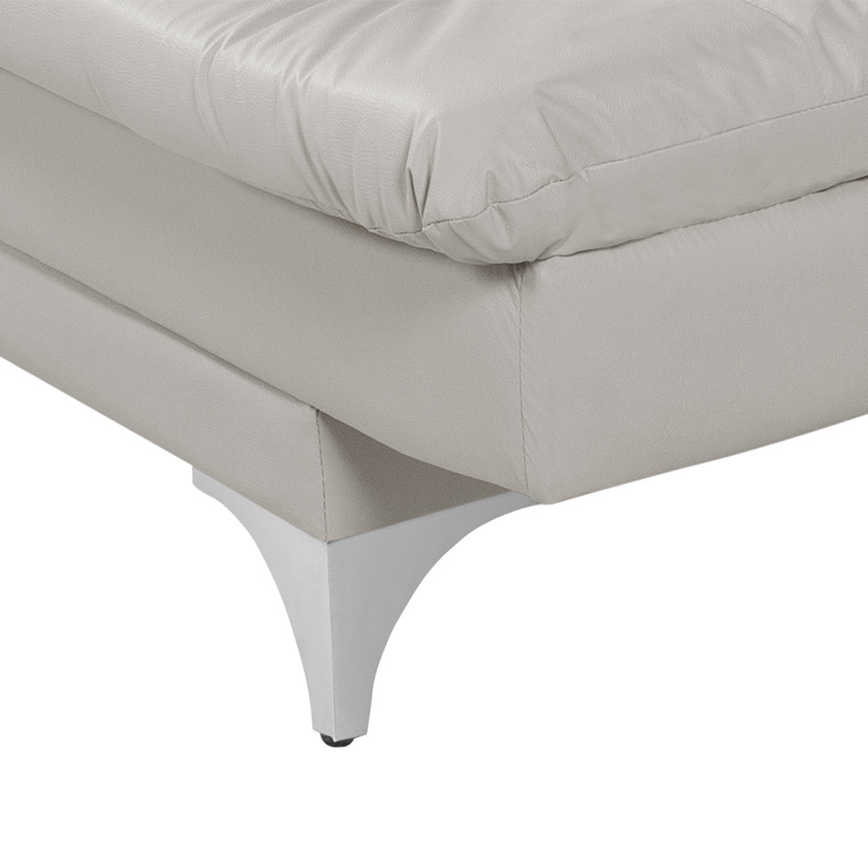 Sofá-Cama Casal 3 Lugares Versátil Gelo