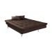 Sofá-Cama Casal 3 Lugares Versátil Tabaco