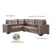 Sofá de Canto 5 Lugares Bia Suede Nude