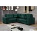 Sofá de Canto 5 Lugares Bia Suede Verde