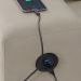 Sofá de Canto 5 Lugares Dijon com Entrada USB Suede Areia