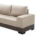 Sofá de Canto 5 Lugares com Chaise Esquerdo Patrícia Suede Areia