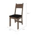 Conjunto com 6 Cadeiras Luzia Noce e Preto