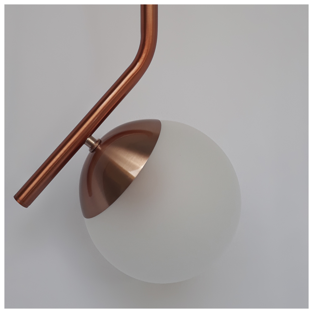 Pendente Angular Ball Rose Gold