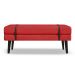Banco Estofado Viena 1,20m Suede Vermelho - Inova Decorações
