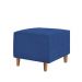 Kit Amamentação Poltrona + Puff + Almofada Julia Suede Azul Marinho