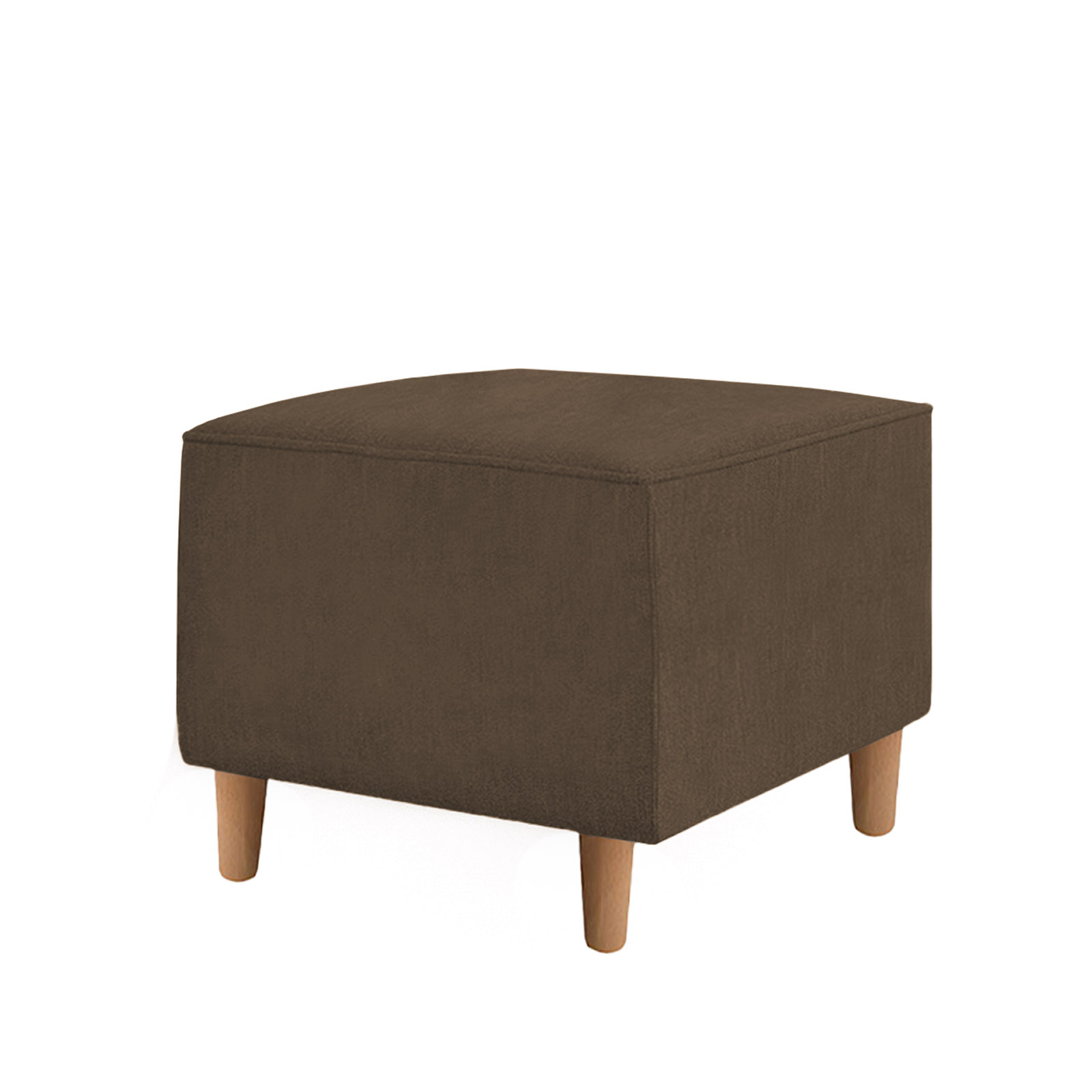 Kit Amamentação Poltrona + Puff + Almofada Julia Suede Marrom