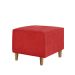 Kit Amamentação Poltrona + Puff + Almofada Julia Suede Vermelho