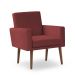 Poltrona Decorativa Nina Suede Bordo - Inova Decor