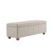 Recamier Bau Dubai 1,20m Linho Bege - Inova Decorações