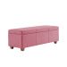 Recamier Bau Dubai 1,20m Suede Pink - Inova Decorações