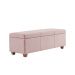 Recamier Bau Dubai 1,20m Suede Rosa Bebe - Inova Decorações