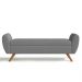 Recamier Bau Italia 1,60m Suede Cinza  - Inova Decor