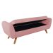 Recamier Bau Italia 1,60m Suede Rose  - Inova Decor