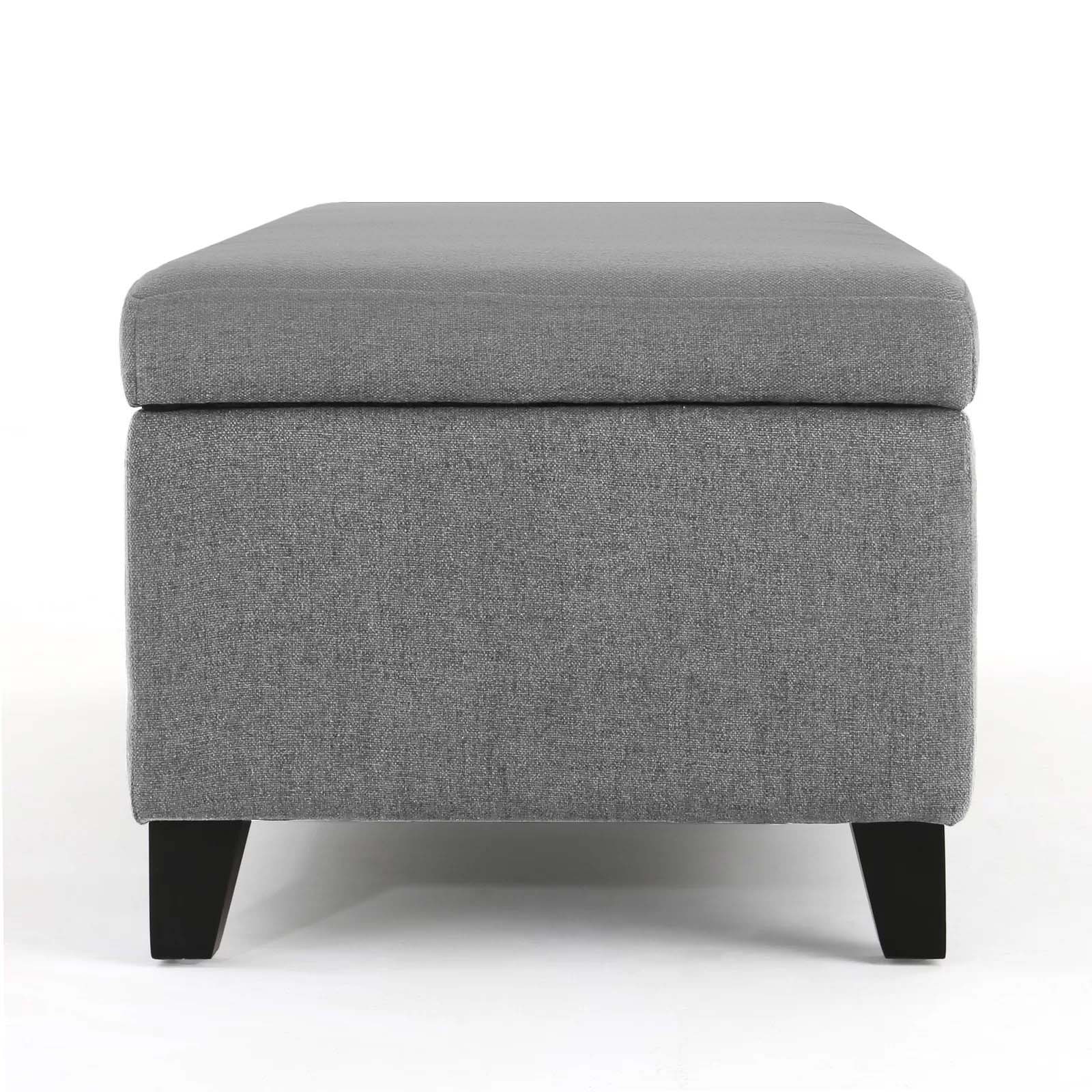 Recamier Bau Julia 1,20m Suede Cinza  - Inova Decor