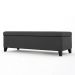 Recamier Bau Julia 1,20m Suede Grafite  - Inova Decor