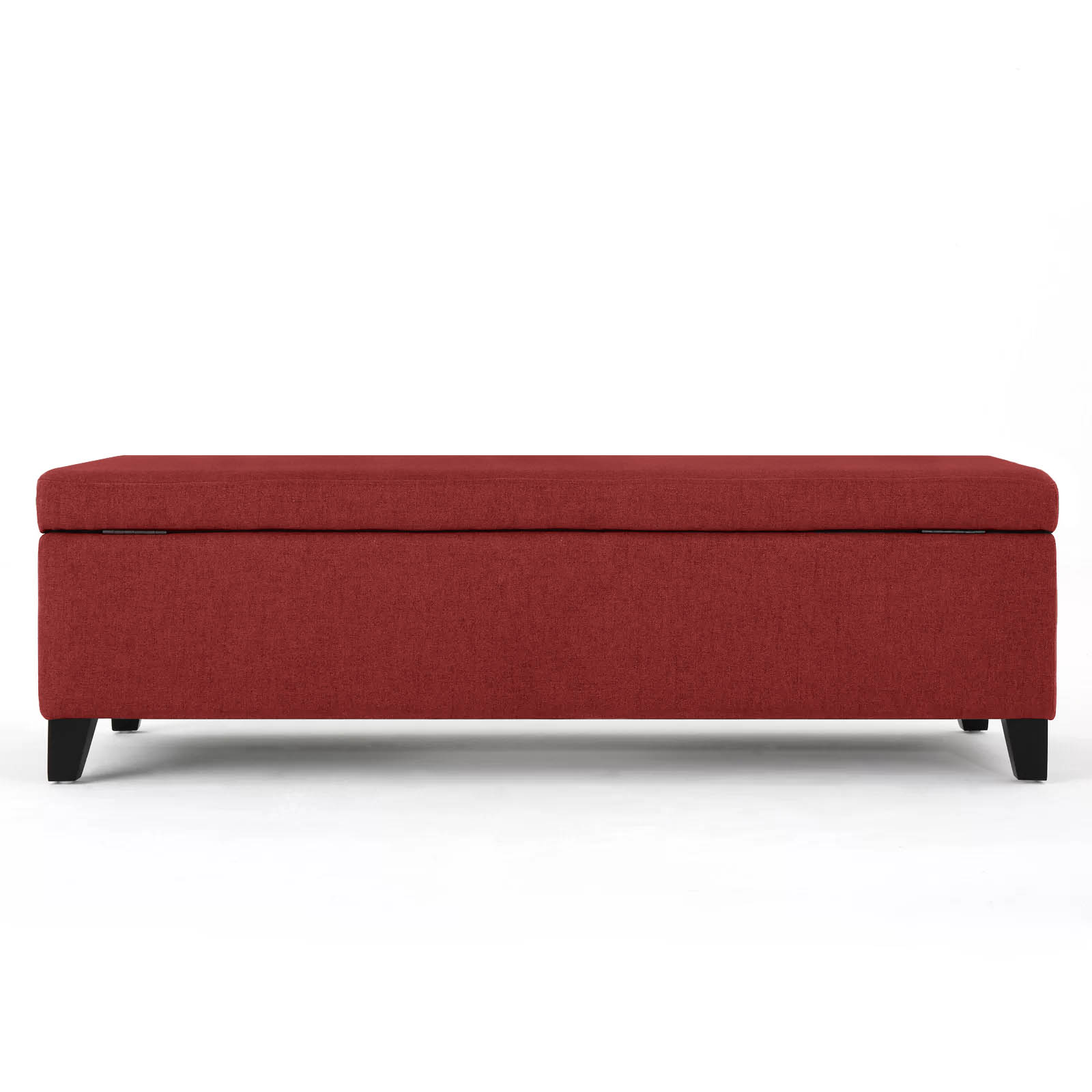 Recamier Bau Julia 1,20m Suede Vermelho  - Inova Decor