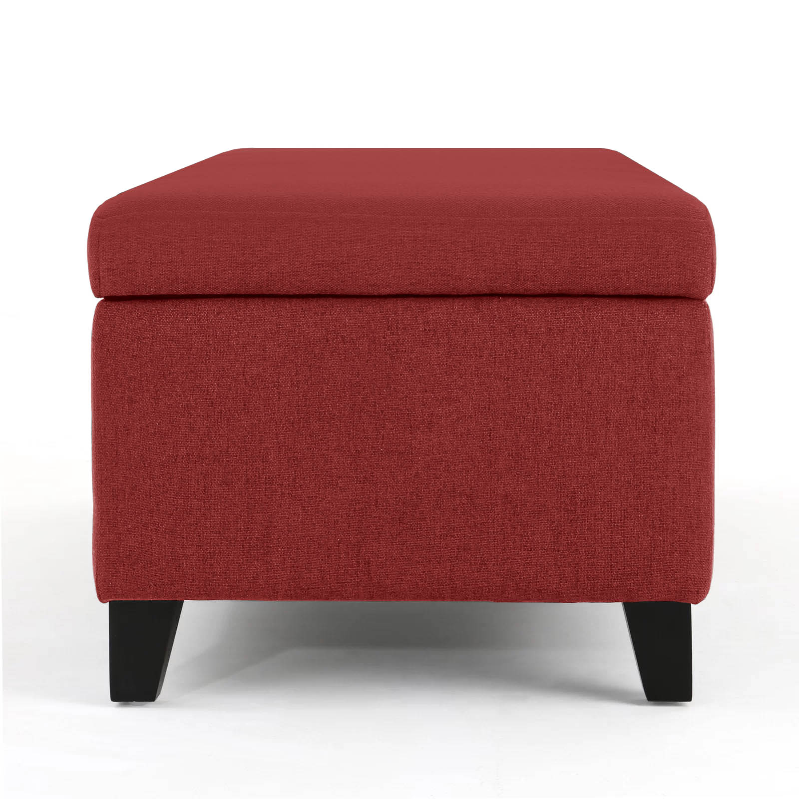 Recamier Bau Julia 1,20m Suede Vermelho  - Inova Decor