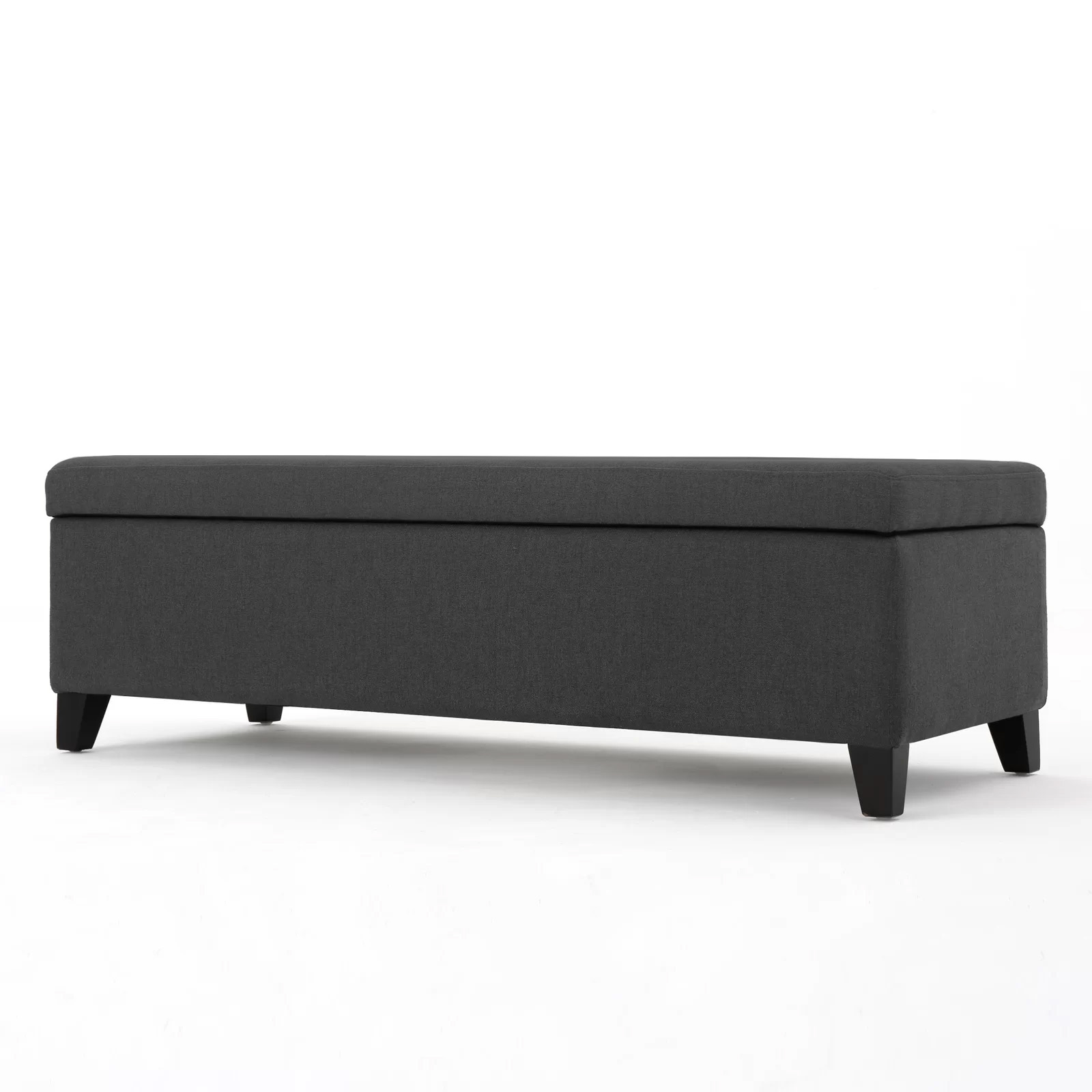Recamier Bau Julia 1,40m Suede Grafite  - Inova Decor