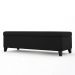 Recamier Bau Julia 1,40m Suede Preto  - Inova Decor