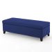 Recamier Bau Julia 1,60m Suede Azul Marinho  - Inova Decor