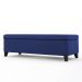 Recamier Bau Julia 1,60m Suede Azul Marinho  - Inova Decor