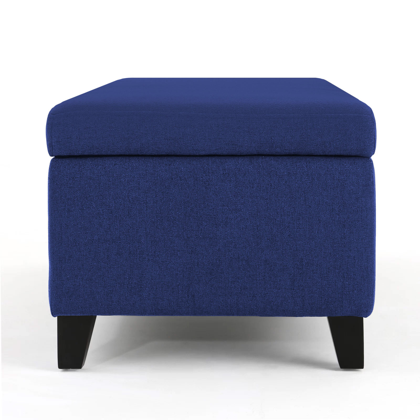 Recamier Bau Julia 1,60m Suede Azul Marinho  - Inova Decor