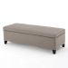Recamier Bau Julia 1,60m Suede Bege  - Inova Decor
