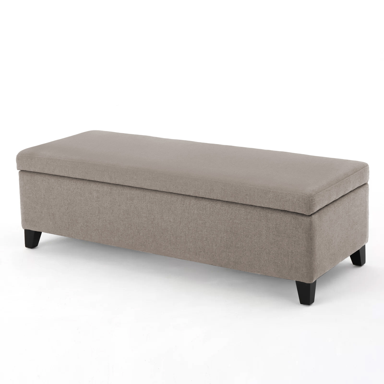 Recamier Bau Julia 1,60m Suede Bege  - Inova Decor