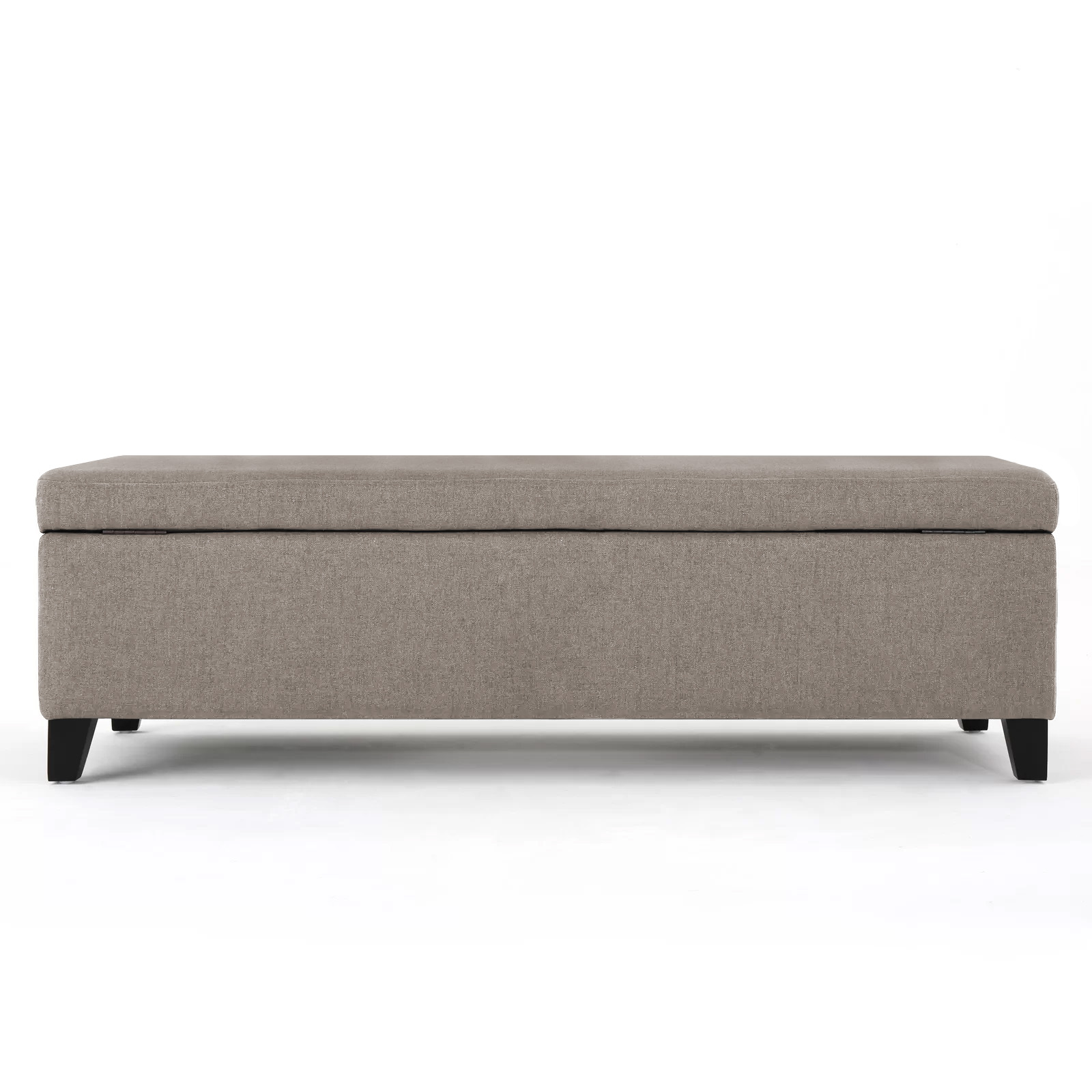 Recamier Bau Julia 1,60m Suede Bege  - Inova Decor