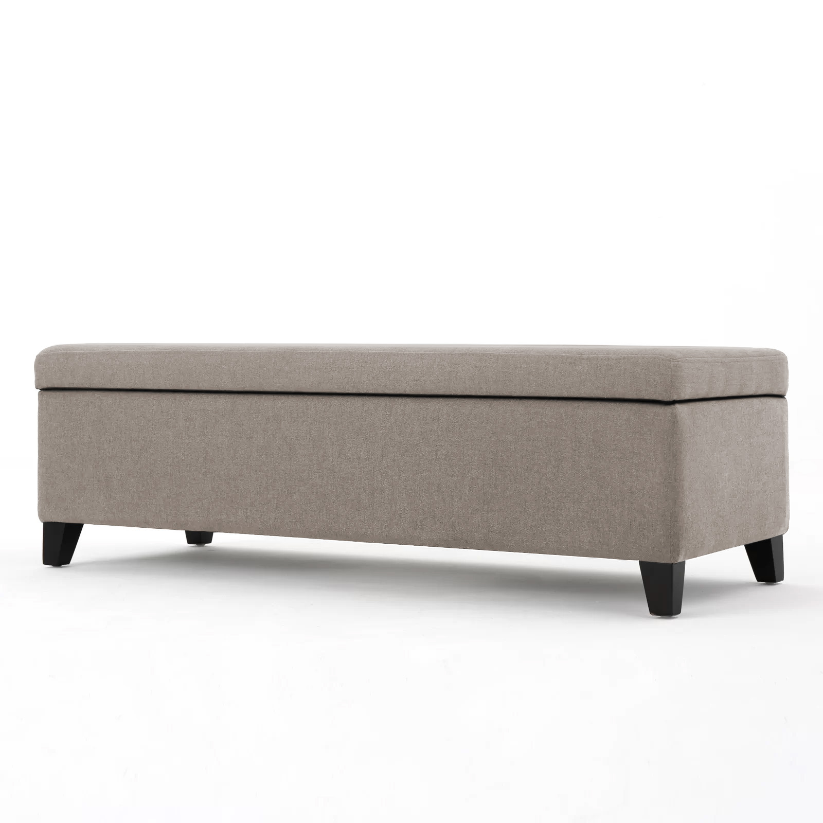 Recamier Bau Julia 1,60m Suede Bege  - Inova Decor