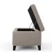 Recamier Bau Julia 1,60m Suede Bege  - Inova Decor