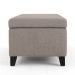 Recamier Bau Julia 1,60m Suede Bege  - Inova Decor