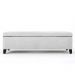 Recamier Bau Julia 1,60m Suede Branco  - Inova Decor
