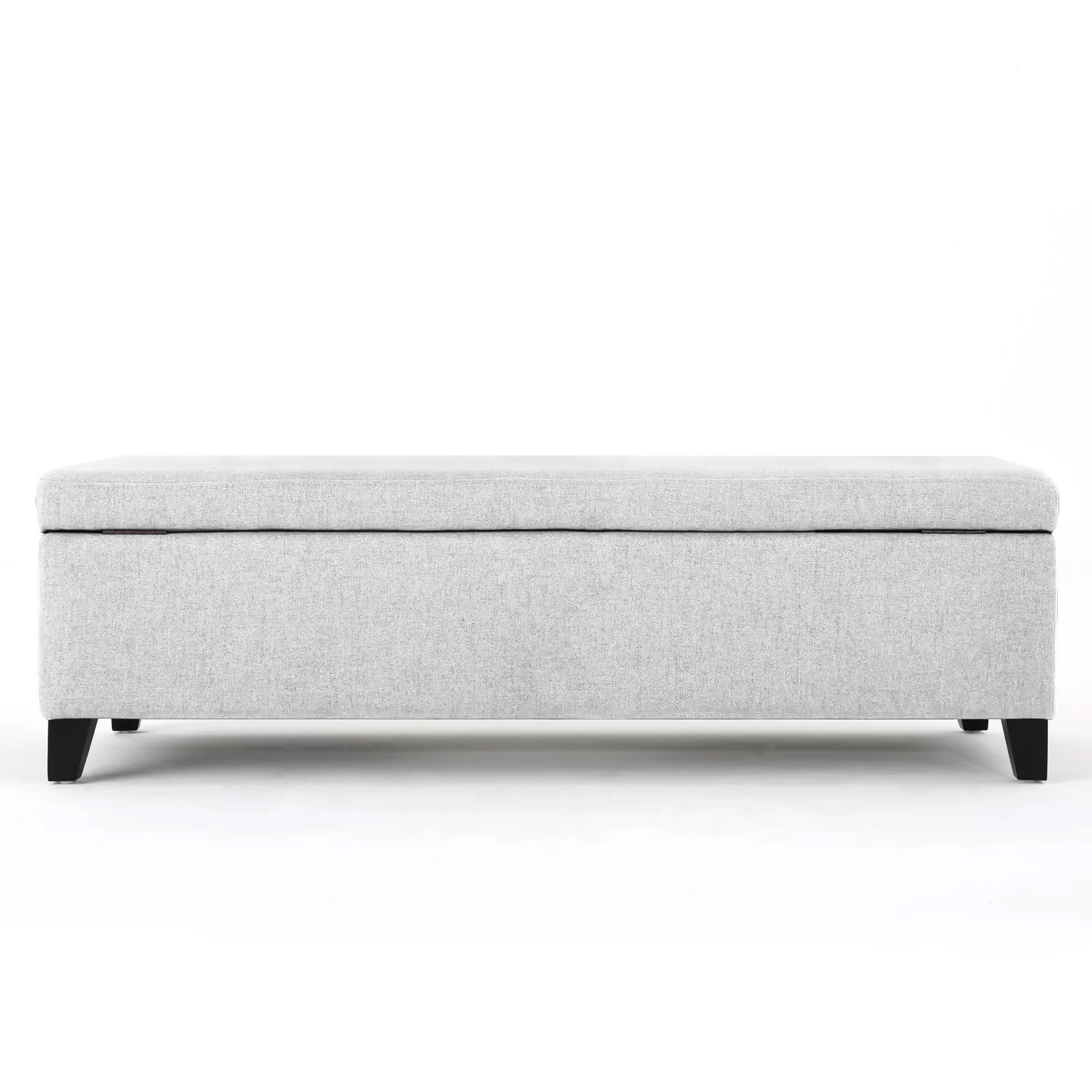 Recamier Bau Julia 1,60m Suede Branco  - Inova Decor