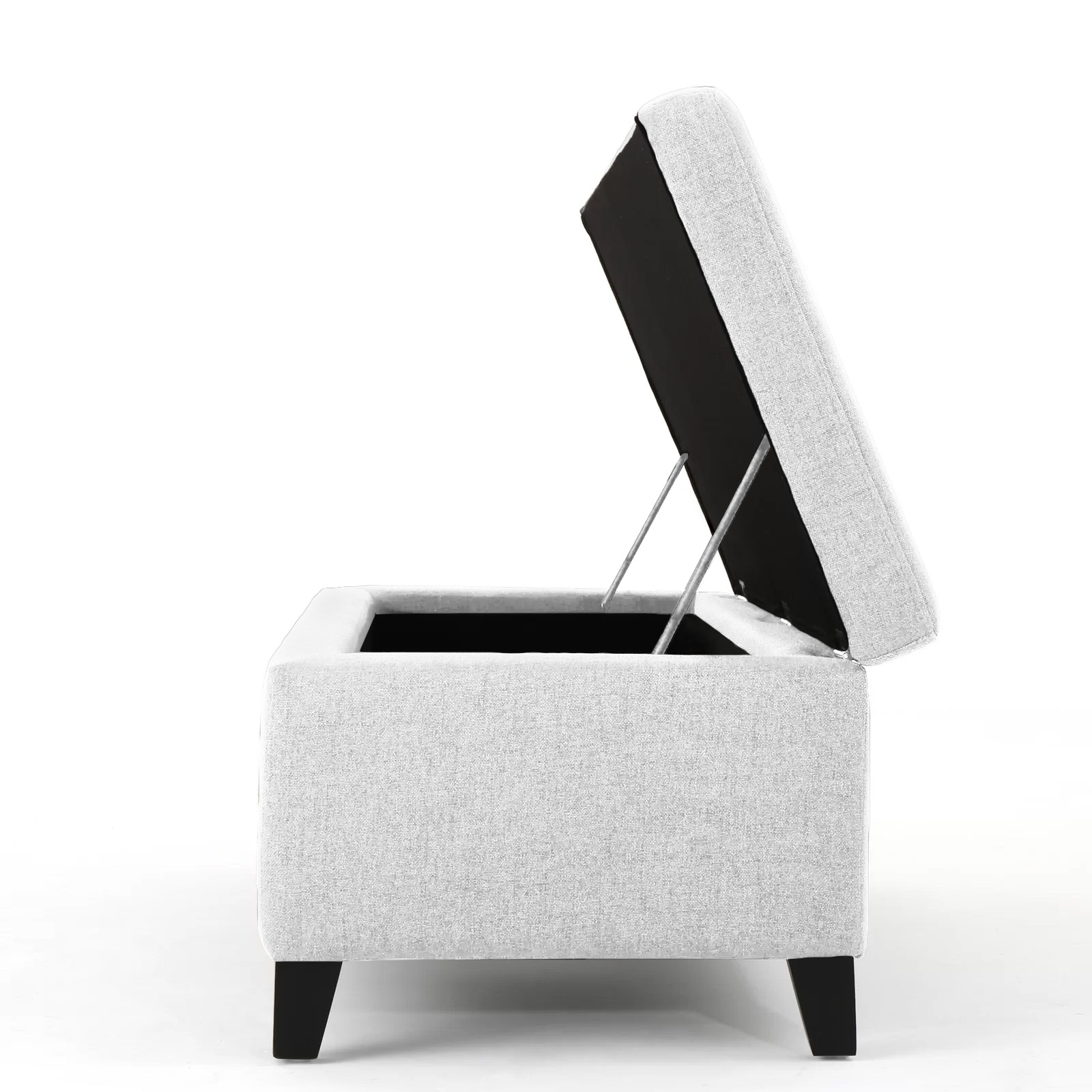 Recamier Bau Julia 1,60m Suede Branco  - Inova Decor