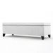 Recamier Bau Julia 1,60m Suede Branco  - Inova Decor