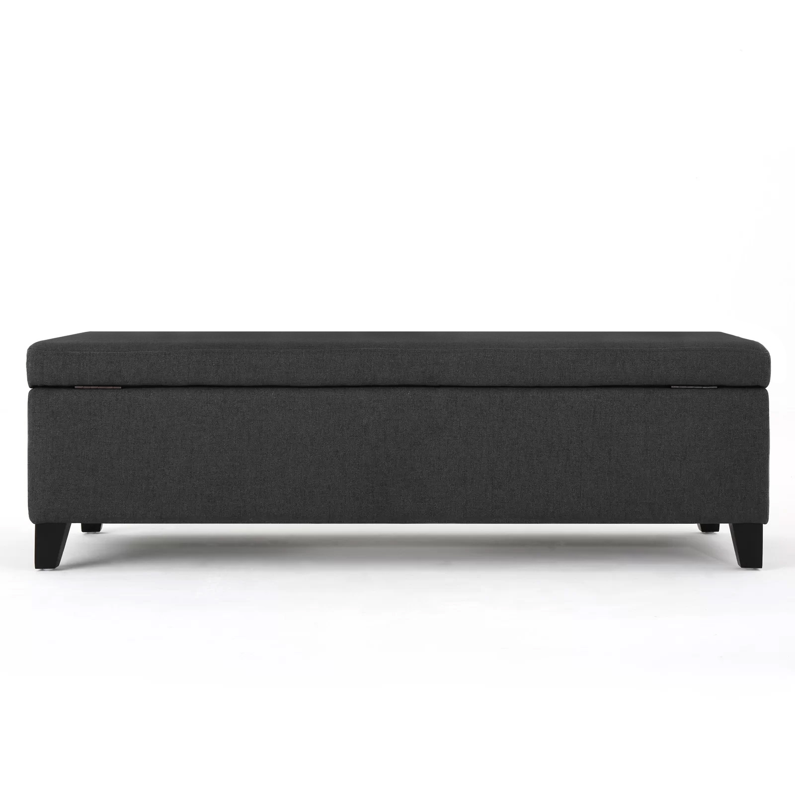 Recamier Bau Julia 1,60m Suede Grafite  - Inova Decor