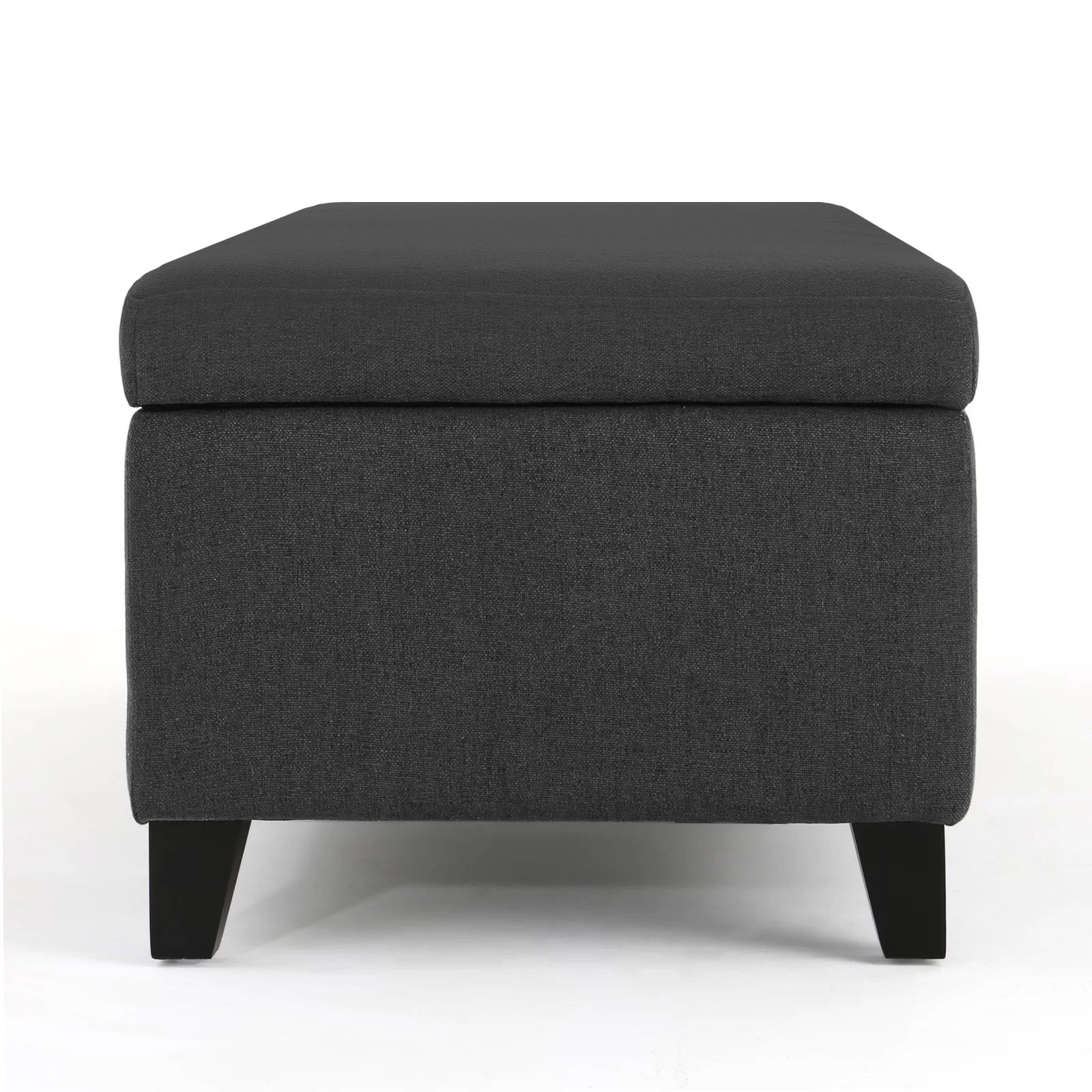 Recamier Bau Julia 1,60m Suede Grafite  - Inova Decor