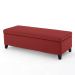Recamier Bau Julia 1,60m Suede Vermelho  - Inova Decor