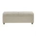 Recamier Bau Madri 1,20m Suede Bege - Inova Decor