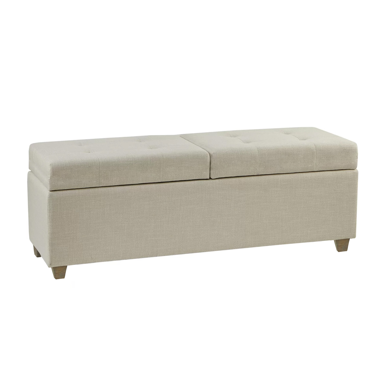 Recamier Bau Madri 1,20m Suede Bege - Inova Decor