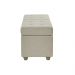 Recamier Bau Madri 1,20m Suede Bege - Inova Decor