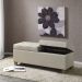 Recamier Bau Madri 1,20m Suede Bege - Inova Decor