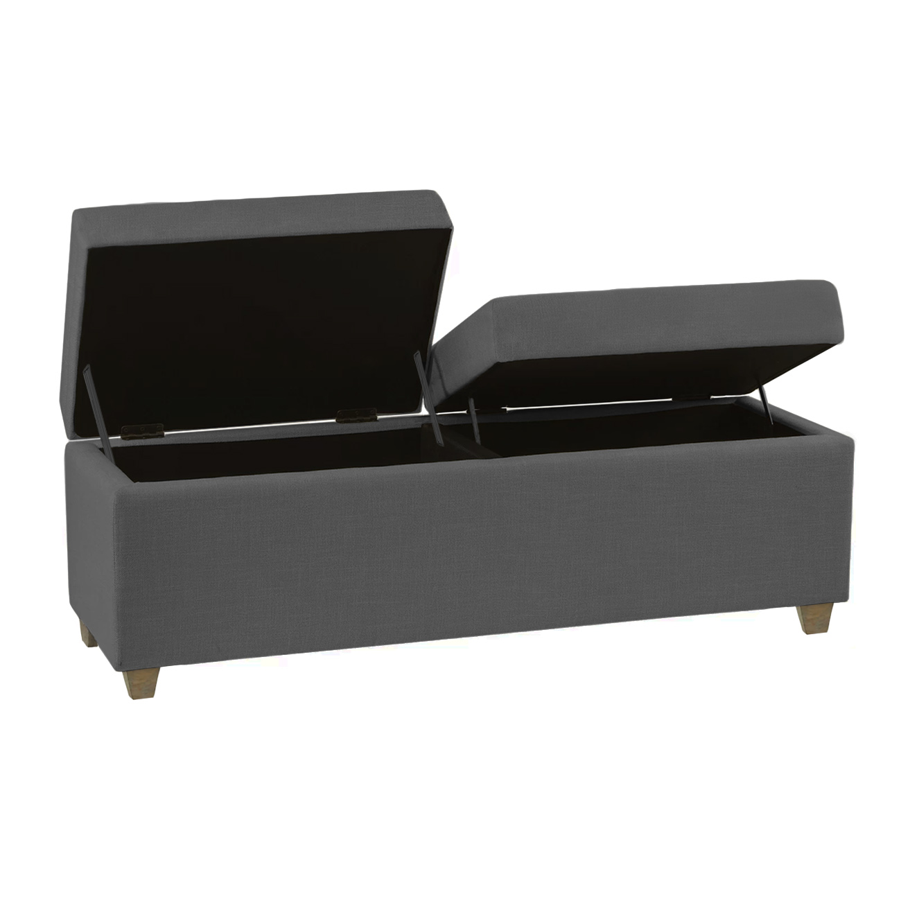 Recamier Bau Madri 1,20m Suede Cinza - Inova Decor