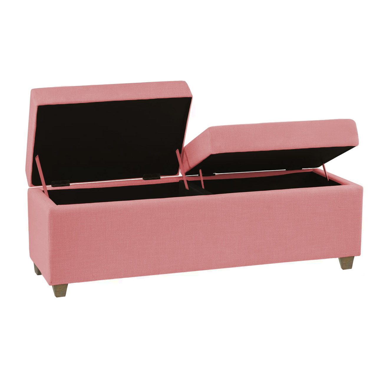 Recamier Bau Madri 1,20m Suede Rose - Inova Decor