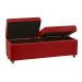 Recamier Bau Madri 1,40m Suede Vermelho - Inova Decor