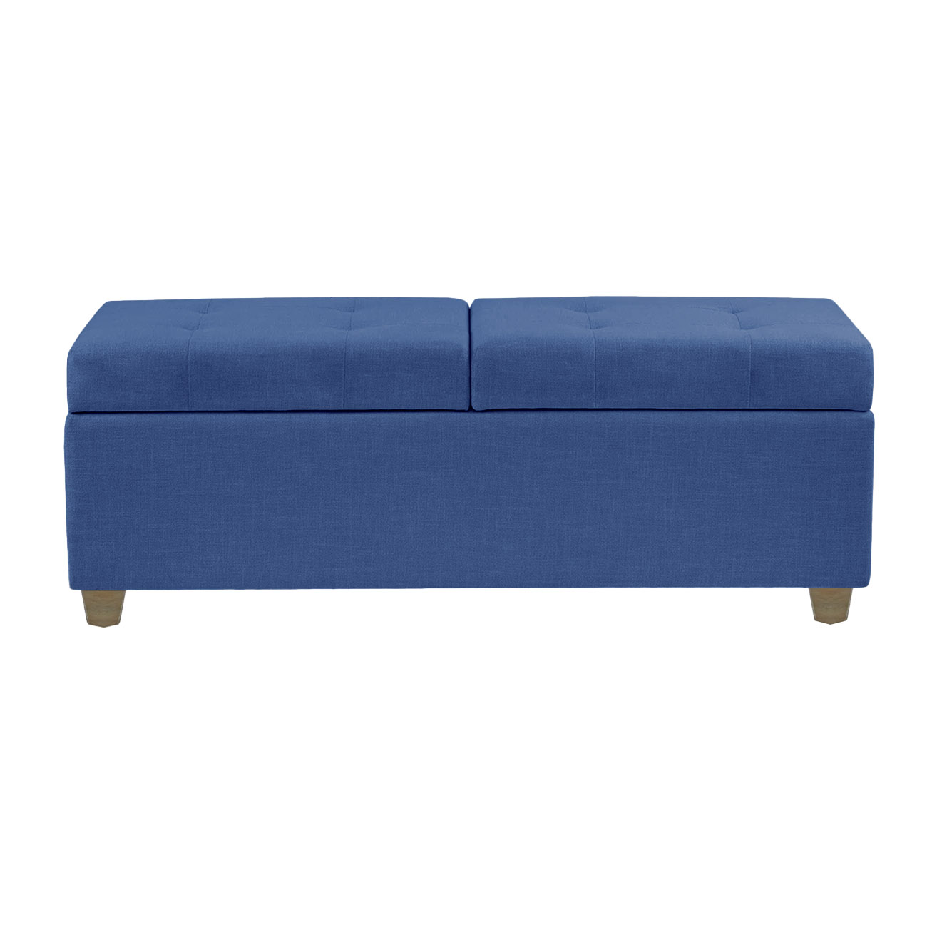 Recamier Bau Madri 1,60m Suede Azul Marinho - Inova Decor