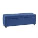 Recamier Bau Madri 1,60m Suede Azul Marinho - Inova Decor